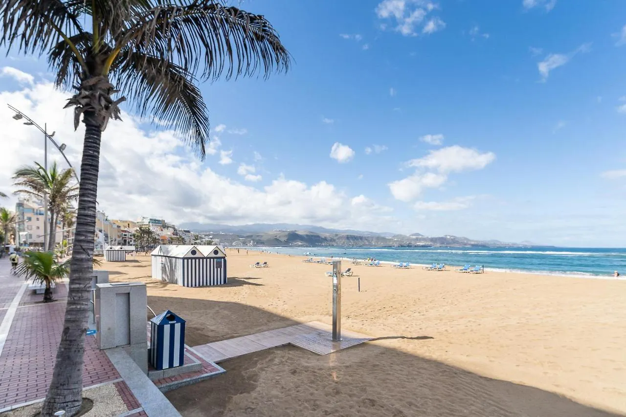 Moderno Apto En Playa De Las Canteras Con Parking! 라스팔마스 0*,